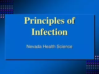 Principles of Infection