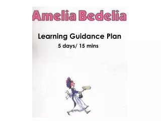 Learning Guidance Plan