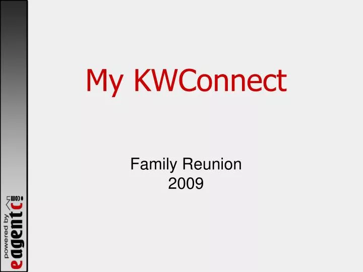 my kwconnect family reunion 2009