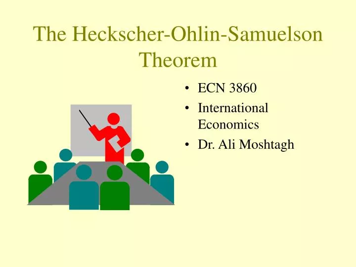 the heckscher ohlin samuelson theorem