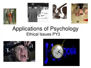 Applications of Psychology