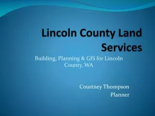 Lincoln County Land Services