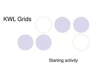 KWL Grids