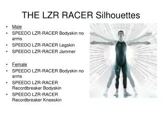 THE LZR RACER Silhouettes