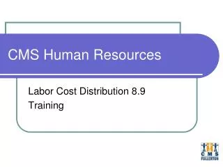 CMS Human Resources