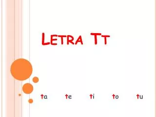 letra tt