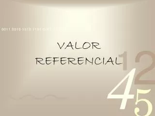 valor referencial