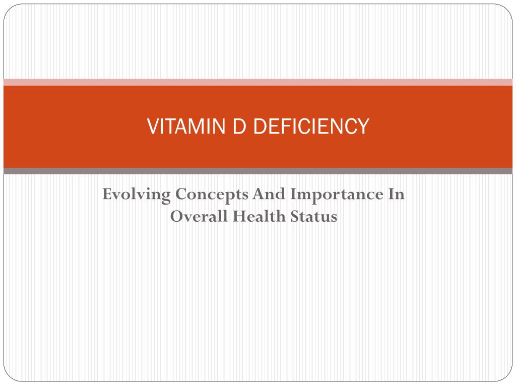 PPT - VITAMIN D DEFICIENCY PowerPoint Presentation, free download - ID ...