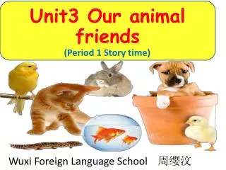 Unit3 Our animal friends