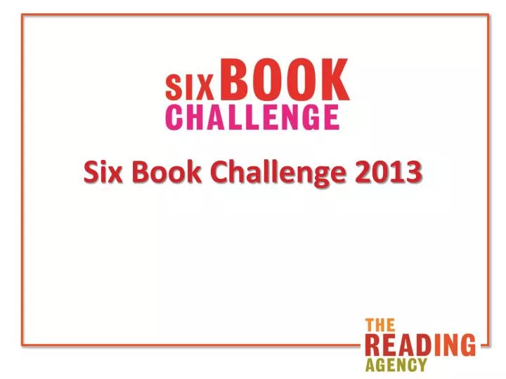 six book challenge 2013