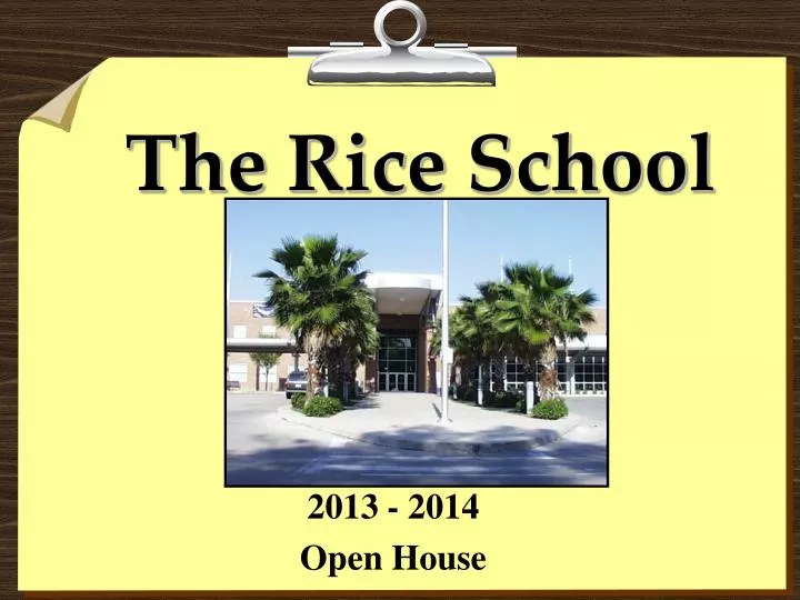 the rice school