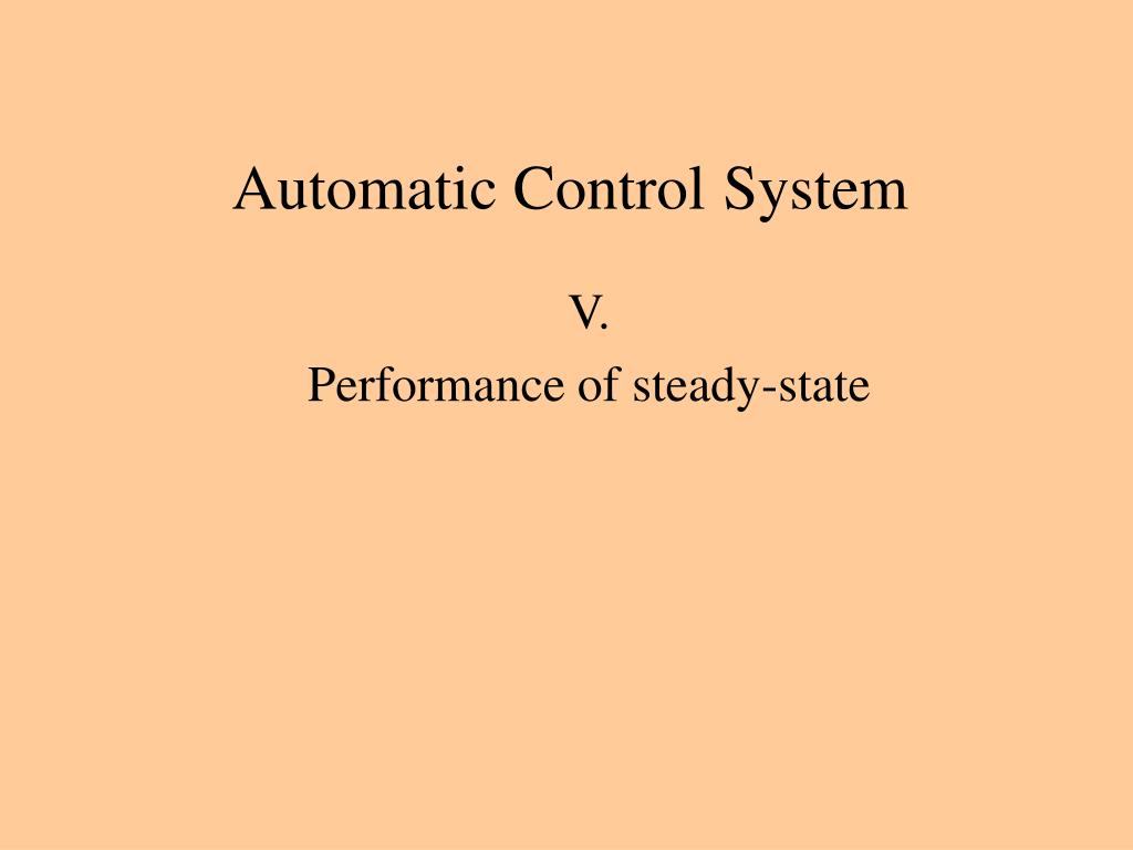 Powerpoint Automatic Control PPT - Automatic Control System PowerPoint Presentation, free download ...