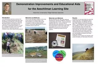 Demonstration Improvements and Educational Aids for the Aeschliman Learning Site