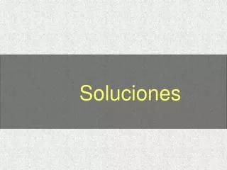 soluciones