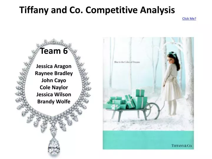 tiffany and co competitive analysis