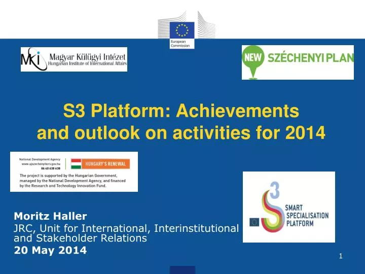 s3 platform achievements and outlook on activities for 2014