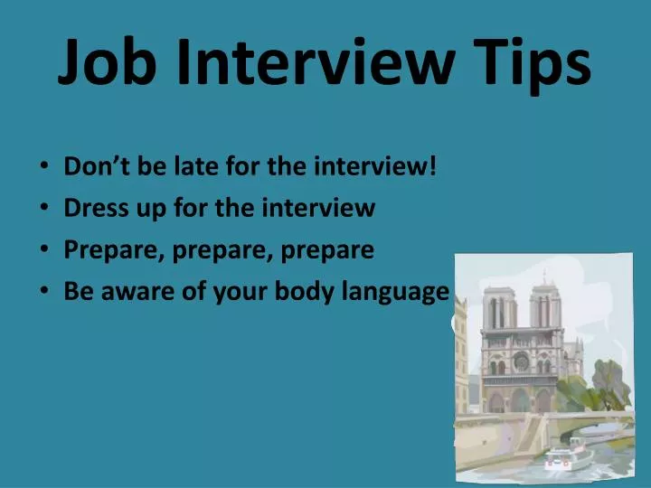 job interview tips