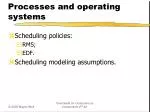Processes and operating systems - slide 1
