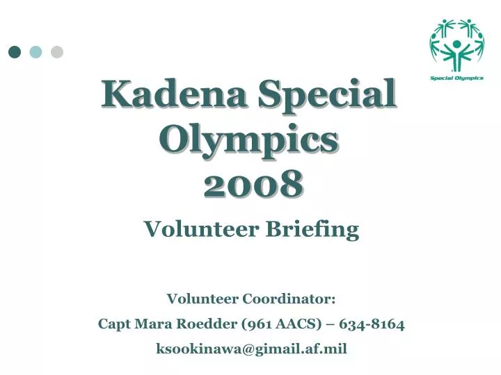 kadena special olympics 2008