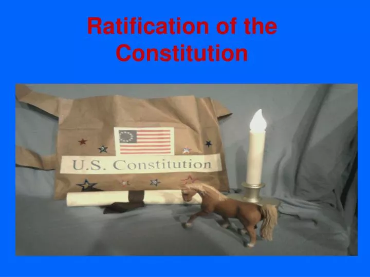 ratification of the constitution