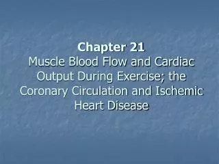 Flow rate in muscle