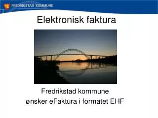 elektronisk faktura