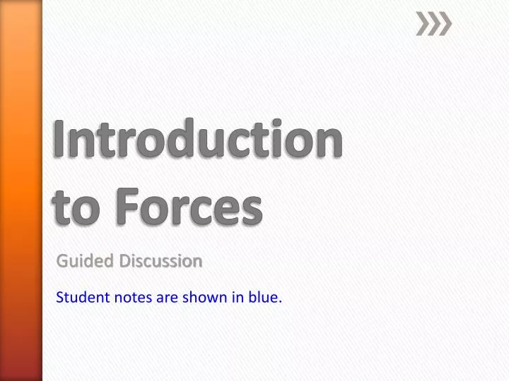 guided discussion student notes are shown in blue