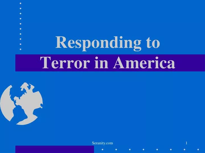 responding to terror in america