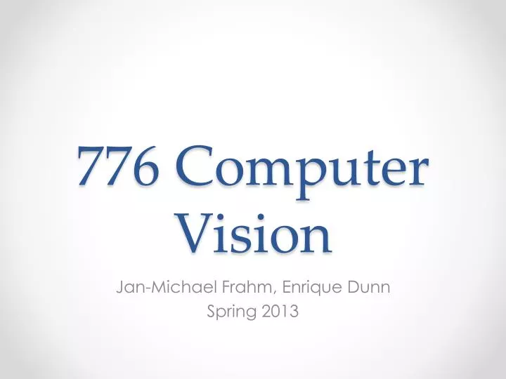 776 computer vision