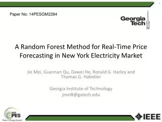 A Random Forest Method for Real-Time Price Forecasting in New York Electricity Market