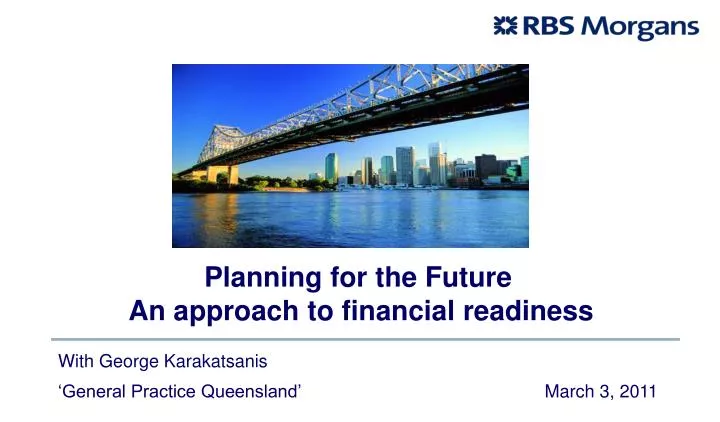 planning for the future an approach to financial readiness