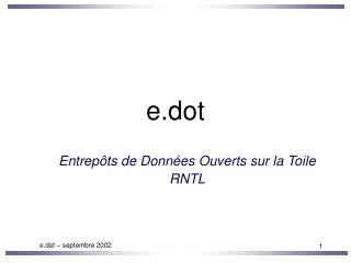 e dot
