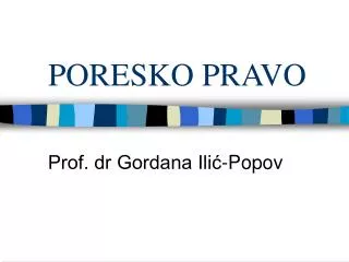 poresko pravo