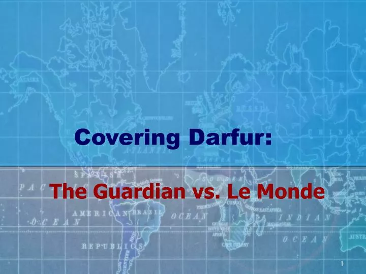 covering darfur