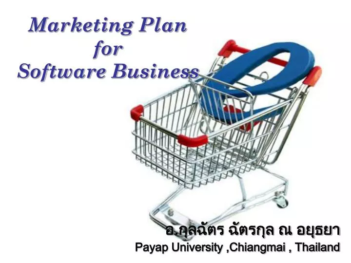 marketing plan for software business