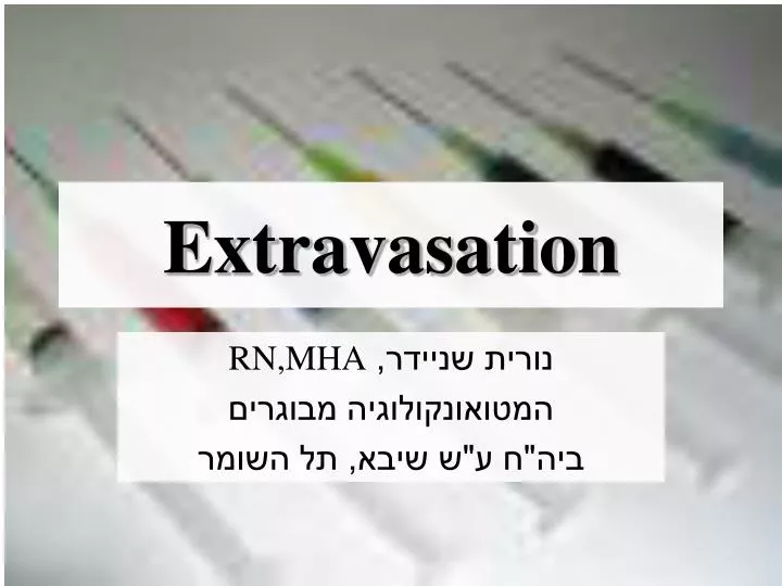 extravasation