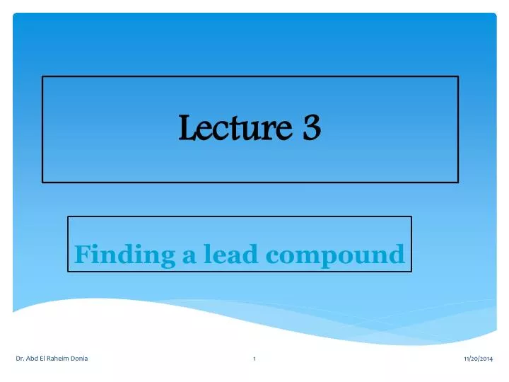 lecture 3