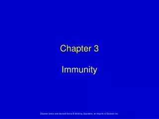 Chapter 3 Immunity