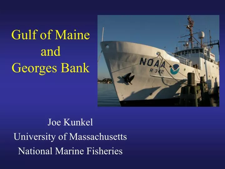 gulf of maine and georges bank
