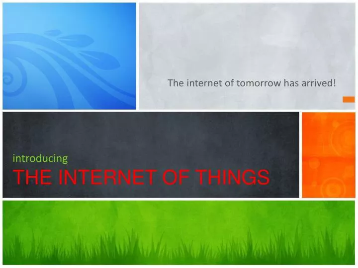 introducing the internet of things