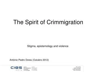 The Spirit of Crimmigration