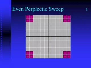 even perplectic sweep 1