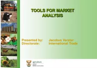 TOOLS FOR MARKET ANALYSIS