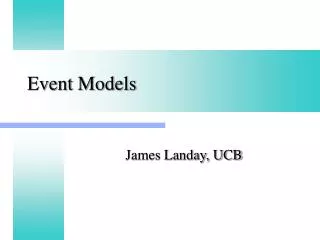 Event Models