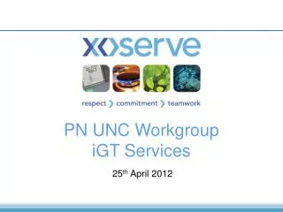 pn unc workgroup igt services