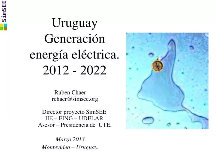 uruguay generaci n energ a el ctrica 2012 2022