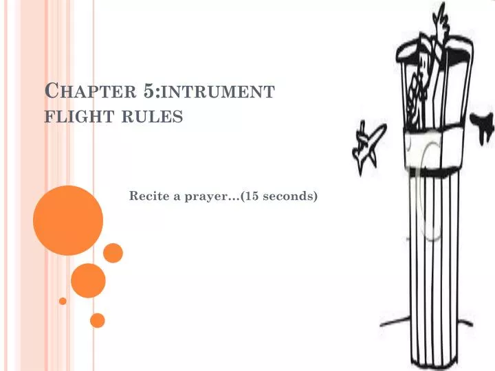 chapter 5 intrument flight rules