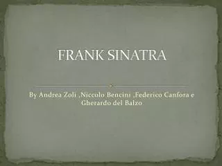 FRANK SINATRA