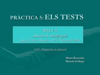 pr ctica 5 els tests