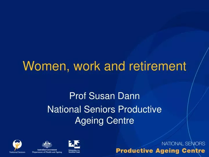 women work and retirement